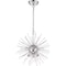 Nuvo Cirrus 6-Light Chandelier - Polished Nickel Finish with Glass Rods 60/6991 - alternate 7