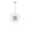 Nuvo Cirrus 8-Light Chandelier - Polished Nickel Finish with Glass Rods 60/6993 - alternate 3