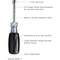 Jonard Tools Nut Driver, 11/32", Hollow, 3", Nut Driver Overall Length: 7" ND-6301132 - alternate 7
