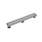 Oatey Designline 24 in. Stainless Steel Linear Shower Drain Tile-in Grate DLS1240R2 - alternate 4