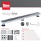 Oatey Designline 32 in. Linear Shower Drain Tile-in Grate in Stainless Steel DLS1320R2 - alternate 7