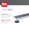 Oatey Designline 32 in. Stainless Steel Linear Shower Drain Square Grate DLS2320R2 - alternate 4