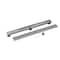 Oatey Designline 36 in. Stainless Steel Linear Drain Square Grate DLS2360R2 - alternate 10