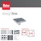 Oatey Designline 4 in. x 4 in. Square Drain Tile-in Grate DSS1040R2 - alternate 2