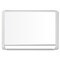 Mastervision Magnetic Dry Erase Board, 24x36", White, 24", 36", White MVI030205 - alternate 2