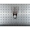 Triton Products 1 In. Double Rod 90 Degree Bend Stainless Steel Pegboard Hook for Stainless Steel LocBoard, PK3 62119 - alternate 6