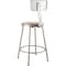 National Public Seating Round Stool with Backrest, Height 24"Gray 6224B - alternate 6