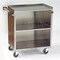 Lakeside Stainless Enclosed Bussing Cart, 3 Shelf, 300 lb Capacity, 18"x27" 622 - alternate 1