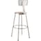 National Public Seating Round Stool with Backrest, Height 30"Gray 6230B - alternate 5