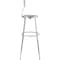 National Public Seating Round Stool with Backrest, Height 31" to 39"Gray 6230HB - alternate 4