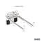 Triton Products 4 In. Double Rod 90 Degree Bend Stainless Steel Pegboard Hook for Stainless Steel LocBoard, PK3 62419 - alternate 3