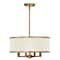 Livex Lighting Park Ridge 4 Light Hand Painted Antique Gold Leaf Chandelier 62613-48 - alternate 1