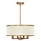Livex Lighting Park Ridge 4 Light Hand Painted Antique Gold Leaf Chandelier 62613-48 - alternate 2