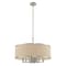 Livex Lighting Park Ridge 7 Light Brushed Nickel Pendant Chandelier 62614-91 - alternate 7