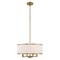 Livex Lighting Park Ridge 4 Light Antique Brass Pendant Chandelier 62615-01 - alternate 1