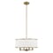 Livex Lighting Park Ridge 4 Light Antique Brass Pendant Chandelier 62615-01 - alternate 7