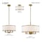 Livex Lighting Park Ridge 4 Light Antique Brass Pendant Chandelier 62615-01 - alternate 4