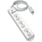 Tripp Lite Outlet Strip, Hospital Grade, 6 5-15R-HG, 5-15P-HG, 1.5 ft., White PS-602-HG - alternate 4