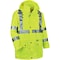 Ergodyne Rain Jacket with Hood, Polyester, Class 3 Type R, Yellow/Green, M 8365 - alternate 2
