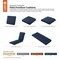 Classic Accessories Montlake Quilted Patio Cushion, Navy, 72"x21"x3" 62-001-NAVY-EC - alternate 5