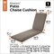 Classic Accessories Ravenna Chaise Cushion, Dark Taupe, 72"x21"x3" 62-001-TAUPE-EC - alternate 5