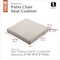 Classic Accessories Ravenna Seat Cushion, 21"x19"x3" 62-009-MUSHRM-EC - alternate 6