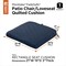 Classic Accessories Montlake Quilted Patio Cushion, Navy, 21"x19"x3" 62-009-NAVY-EC - alternate 8