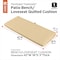 Classic Accessories Montlake Quilted Patio Cushion, Chamomile, 42"x18"x3" 62-014-CREAM-EC - alternate 3