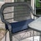 Classic Accessories Montlake Quilted Patio Cushion, Navy, 42"x18"x3" 62-014-NAVY-EC - alternate 4