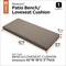 Classic Accessories Ravenna Bench Cushion, Dark Taupe, 42"x18"x3" 62-014-TAUPE-EC - alternate 8