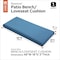 Classic Accessories Ravenna Bench Cushion, Empire Blue, 48"x18"x3" 62-015-EMBLUE-EC - alternate 7