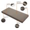 Classic Accessories Ravenna Bench Cushion, Dark Taupe, 48"x18"x3" 62-015-TAUPE-EC - alternate 8