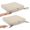 Classic Accessories Montlake Antique Beige Cushion Set, 23"x23"x5" 62-019-BEIGE-SET - alternate 7