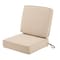 Classic Accessories Montlake Antique Beige Cushion Set, 23"x23"x5" 62-019-BEIGE-SET - alternate 1