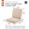 Classic Accessories Montlake Antique Beige Cushion Set, 23"x23"x5" 62-019-BEIGE-SET - alternate 5