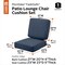 Classic Accessories Montlake Heather Indigo Cushion Set, Heather Indigo, 23"x23"x5" 62-019-INDIGO-SET - alternate 8