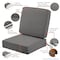Classic Accessories Montlake Light Charcoal Cushion Set, 23"x23"x5" 62-019-LCHARC-SET - alternate 4