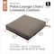 Classic Accessories Ravenna Seat Cushion, Dark Taupe, 23"x23"x5" 62-019-TAUPE-EC - alternate 6