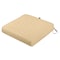 Classic Accessories Montlake Quilted Patio Cushion, Chamomile, 25"x25"x5" 62-020-CREAM-EC - alternate 1