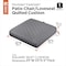 Classic Accessories Montlake Quilted Patio Cushion, Grey, 25"x25"x5" 62-020-GREY-EC - alternate 2