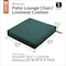 Classic Accessories Ravenna Seat Cushion, Mallard Green, 25"x25"x5" 62-020-MGREEN-EC - alternate 5
