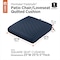 Classic Accessories Montlake Quilted Patio Cushion, Navy, 25"x25"x5" 62-020-NAVY-EC - alternate 10