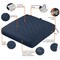 Classic Accessories Montlake Quilted Patio Cushion, Navy, 25"x25"x5" 62-020-NAVY-EC - alternate 8