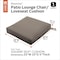 Classic Accessories Ravenna Seat Cushion, Dark Taupe, 25"x25"x5" 62-020-TAUPE-EC - alternate 6