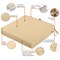 Classic Accessories Montlake Quilted Patio Cushion, Chamomile, 25"x27"x5" 62-021-CREAM-EC - alternate 4