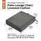 Classic Accessories Rectangle Lounge Seat Cushion, Grey 62-021-LCHARC-EC - alternate 5