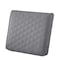 Classic Accessories Montlake Quilted Patio Cushion, Grey, 21"x20"x4" 62-024-GREY-EC - alternate 1