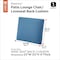Classic Accessories Ravenna Back Cushion, Empire Blue, 23"x20"x4" 62-025-EMBLUE-EC - alternate 4