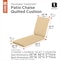 Classic Accessories Montlake Quilted Patio Cushion, Camomile, 80"x26"x3" 62-029-CREAM-EC - alternate 10