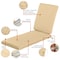 Classic Accessories Montlake Quilted Patio Cushion, Camomile, 80"x26"x3" 62-029-CREAM-EC - alternate 3